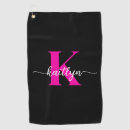 Search for hot pink golf towels Elegant