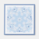 Search for blue snowflake magnets White