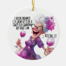 Search for old lady christmas tree decorations Crazy