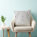 Search for black and white triangle pattern cushions Triangles