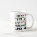 Search for ugly christmas sweater mugs Xmas tree