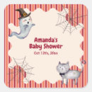 Search for little black cat stickers Halloween baby shower