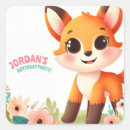 Search for little fox stickers Birthday