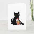 Search for white cat christmas cards Santa