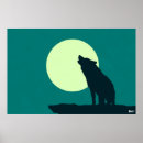 Search for wolf design art Moon