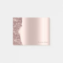 Search for rose gold glitter post it notes Stylish