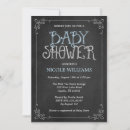 Search for fancy baby shower invitations Chalkboard