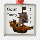 Search for pirate ship christmas tree decorations Captain