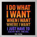 Search for funny wife posters Sarcastic