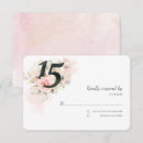 Search for birthday party rsvp cards Quinceañera