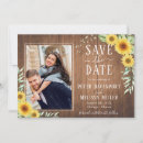 Search for sunflower wedding save the dates Ztraditional