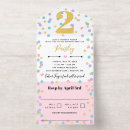 Search for star dots invitations Pink