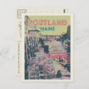 Search for portland maine postcards Illustration
