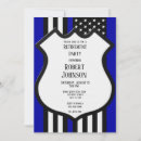 Search for thin blue line invitations Cop