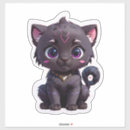 Search for kawaii black cat stickers Pets