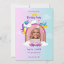 Search for unicorn image invitations Pink and purple