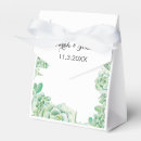 Search for succulent wedding favour boxes Botanical