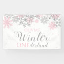 Search for winter onederland banners First birthday