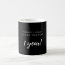 Search for 1 year anniversary mugs 1st