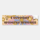 Search for funny women bumper stickers Feminist