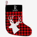 Search for rustic christmas stockings Buffalo plaid