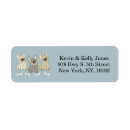 Search for bulldogs return address labels Blue
