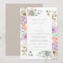 Search for lilac and gold wedding invitations Floral