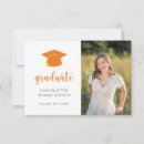 Search for black and orange graduation invitations Grad party