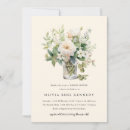 Search for bohemian bridal shower invitations Eucalyptus