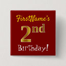 Search for 2nd birthday badges Fun