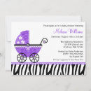 Search for carriage baby girl shower invitations Modern