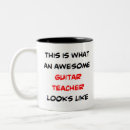 Search for guitar teacher mugs Guitarist