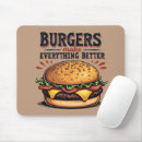 Search for burger mouse mats Grilling season