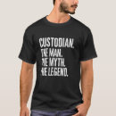 Search for custodian tshirts Myth