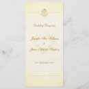Search for parchment paper wedding programmes Vintage