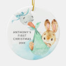 Search for bunny baby christmas tree decorations Woodland