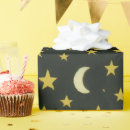 Search for stars and moon wrapping paper Moons