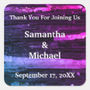 Search for neon wedding stickers Thank you