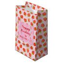 Search for strawberry gift bags Girly