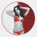 Search for bikinis stickers Retro