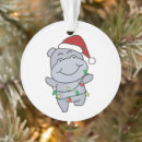 Search for hippopotamus christmas tree decorations Children