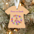 Search for hippie peace sign christmas tree decorations Peace on earth