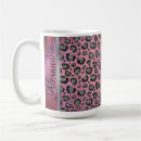 Search for hot pink leopard mugs Girly