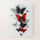 Search for red black white red puzzles Illustration