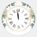 Search for new years clock stickers Gold