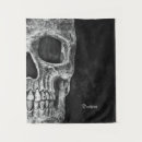 Search for skull tapestries Black and white