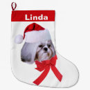 Search for shih tzu christmas stockings Puppy