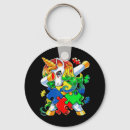 Search for autism supporter key rings Awareness