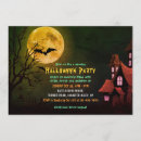 Search for creepy halloween invitations Haunted house