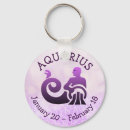 Search for aquarius zodiac sign key rings Symbol